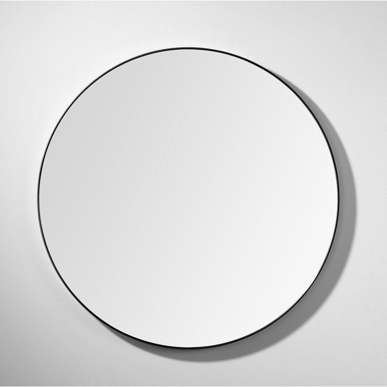 KartonRepublic Round Metal Wall Mirror Wayfair
